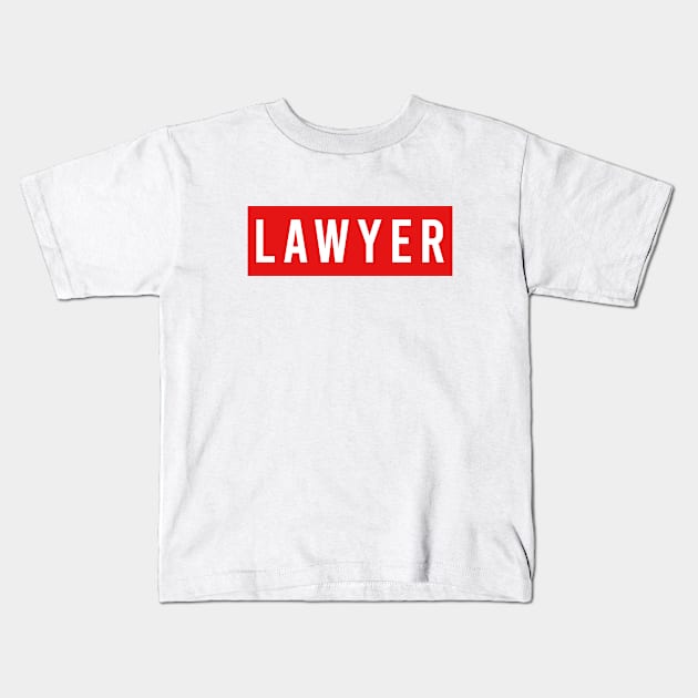 Lawyer Kids T-Shirt by Saytee1